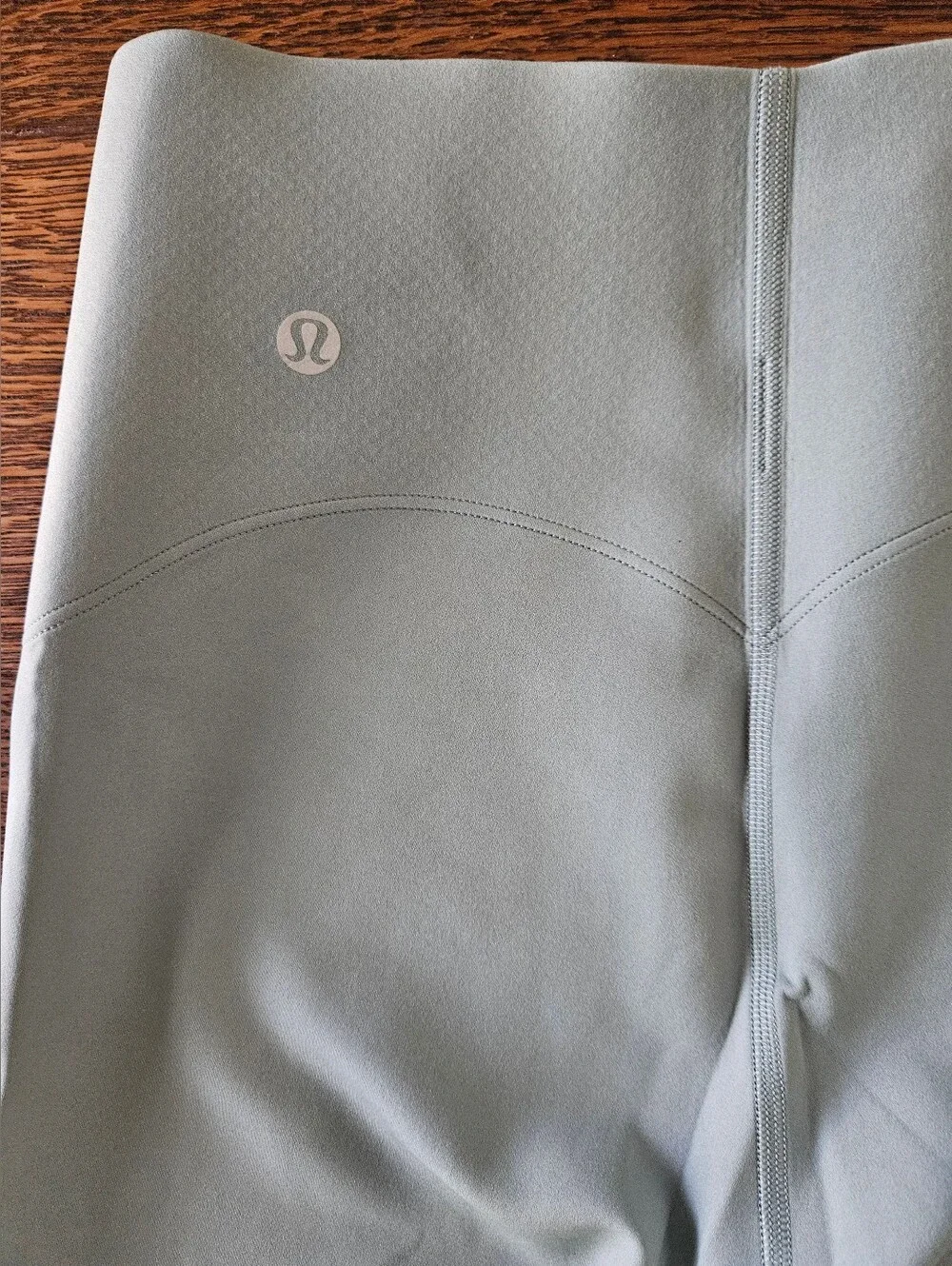 Lululemon Ultralu Contour-Seam High-Rise Leggings Blue Green Size 6